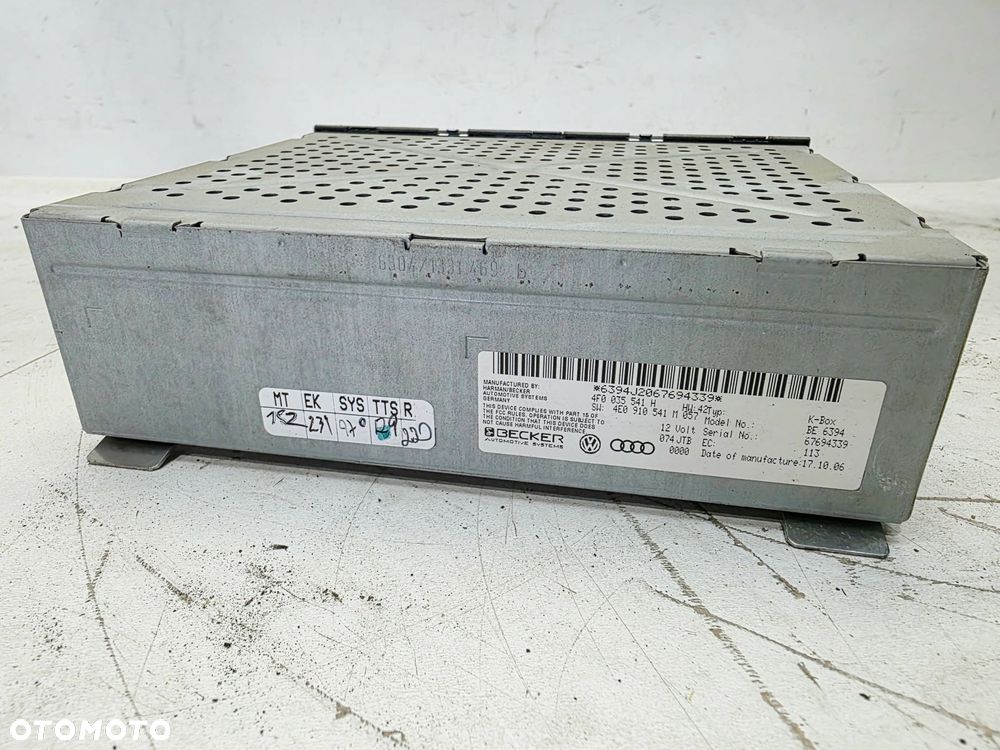 TUNER MODUŁ RADIA AUDI A6 C6 A8 D3 Q7 4L 4F0035541H 4E0910541M - 4