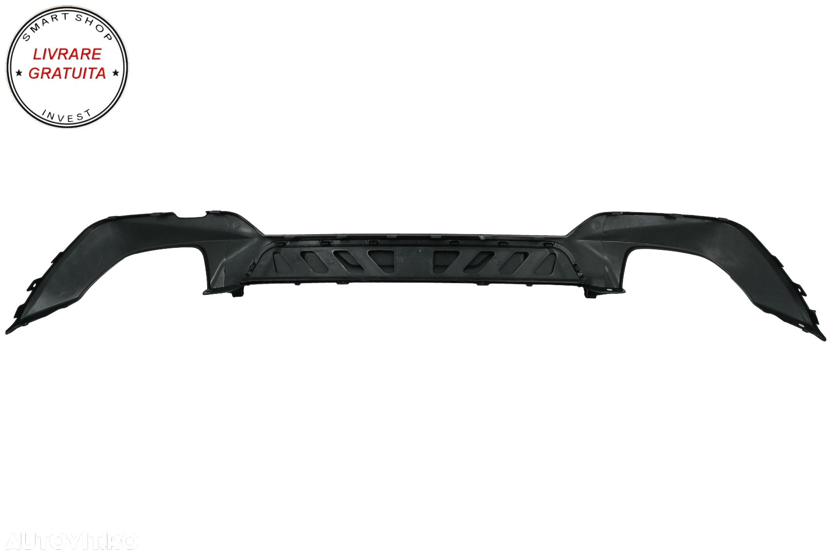 Difuzor Bara Spate Evacuare Dubla si Tobe Ornament Crom BMW 3 Series G20 G28 Sedan- livrare gratuita - 8