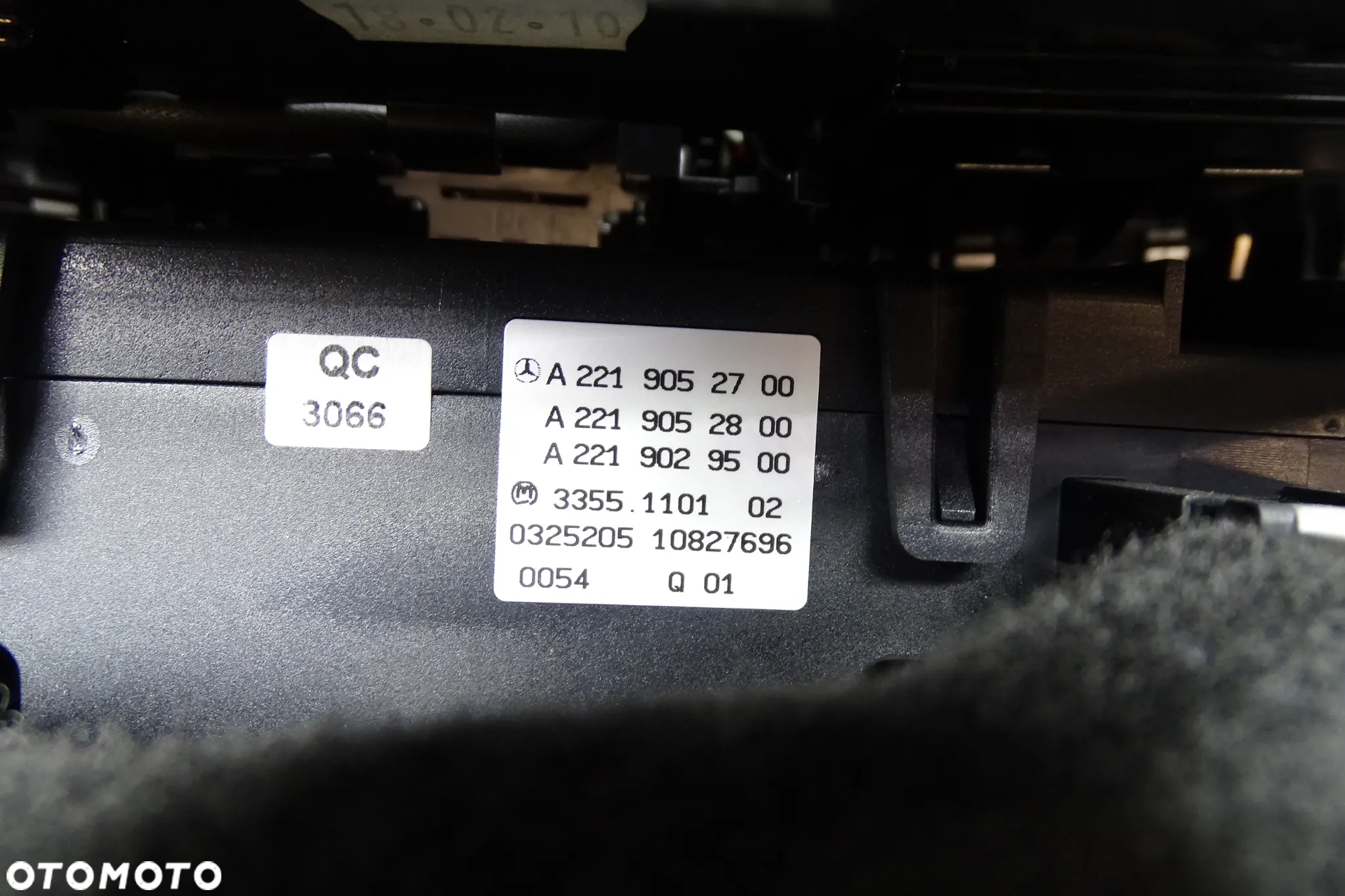 Panel Ramka Zegar Mercedes CL  W216 Komplet - 6