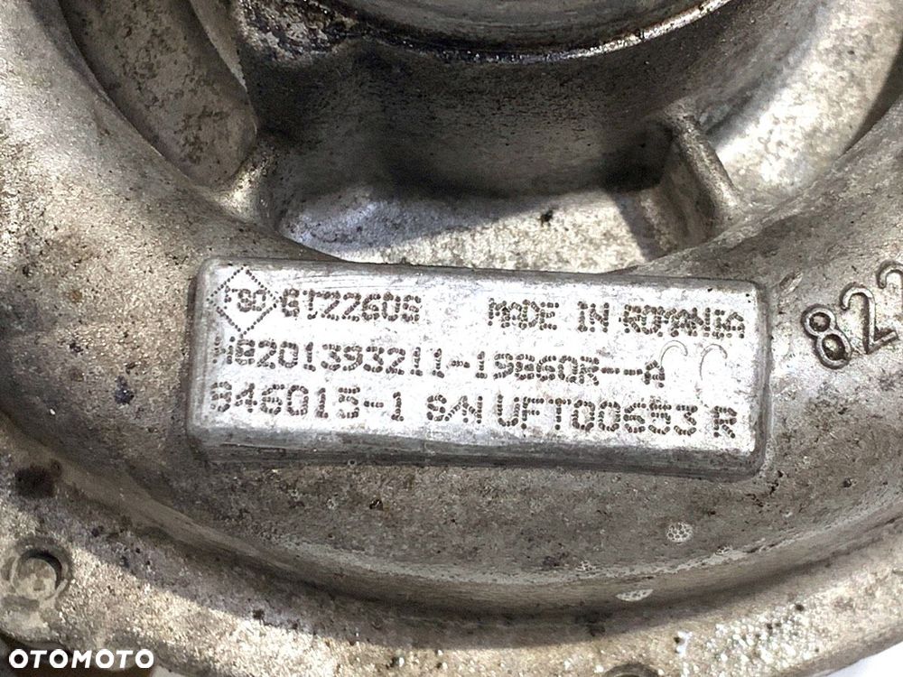 TURBOSPRĘŻARKA  RENAULT MASTER III Platforma / podwozie (EV, HV, UV) 2010 - 2022 2.3 dCi 170 FWD - 5