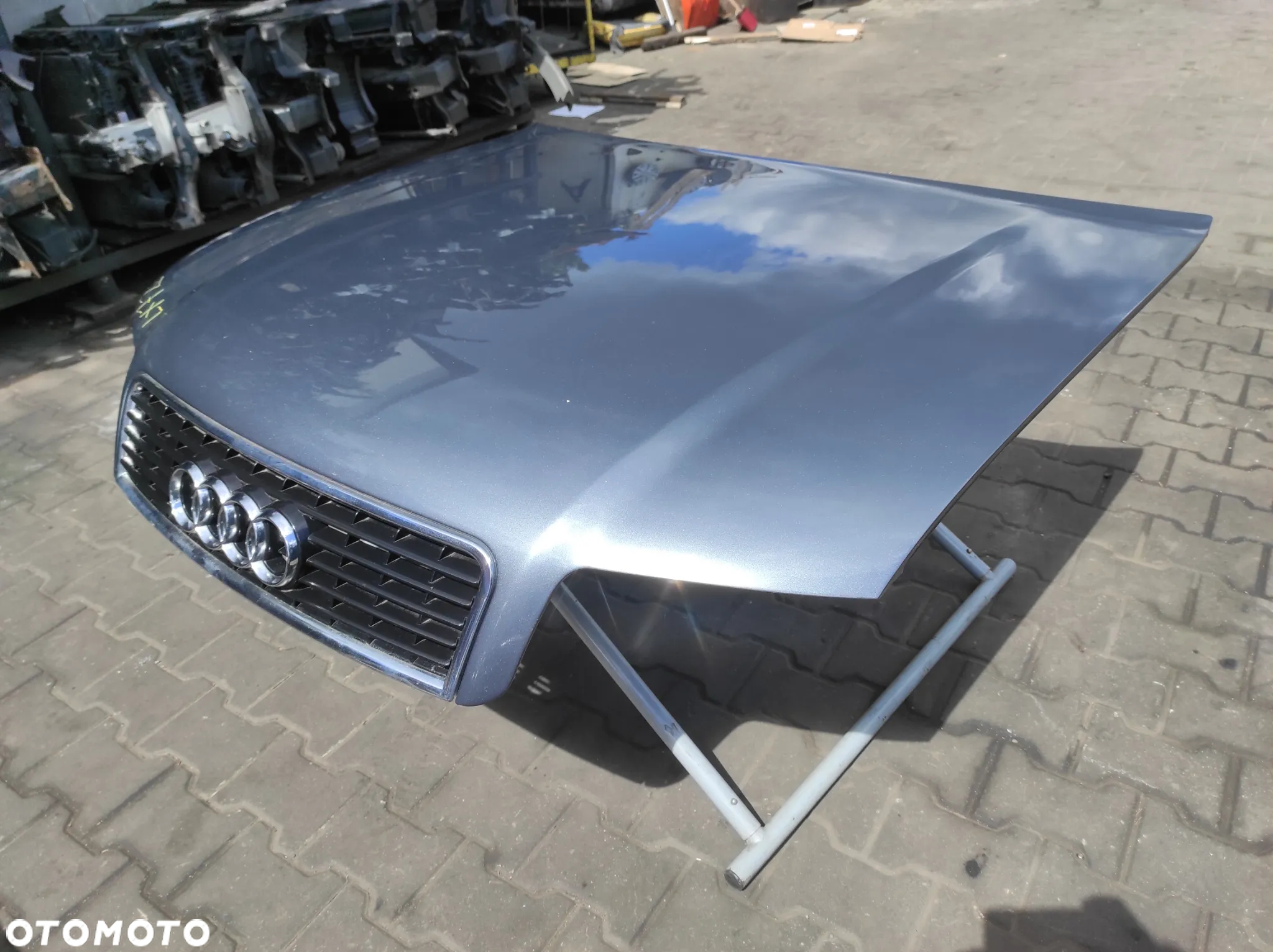 MASKA POKRYWA SILNIKA AUDI A4 B6 LX7Z SZARA WYSYŁKA !! - 4