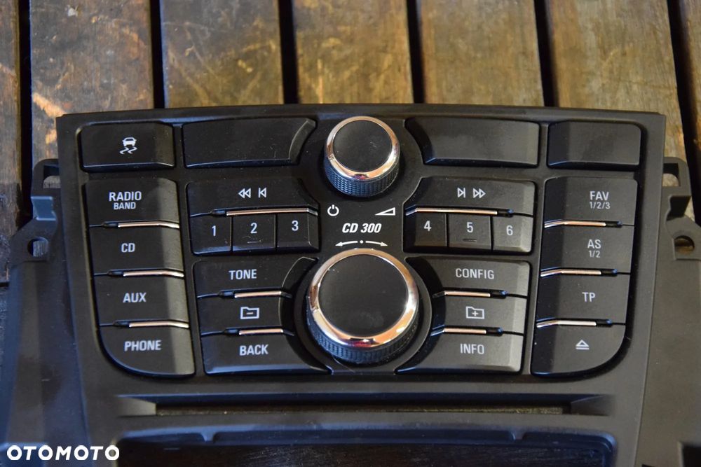 Opel Astra J Radio oryginał CD300 ładny panel 13346049 - 3