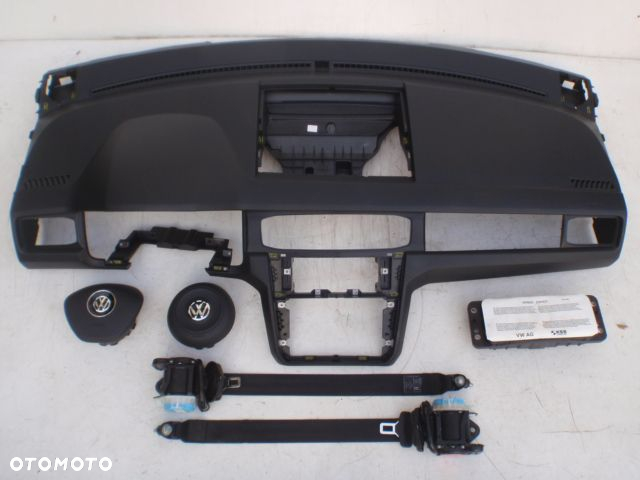 VW CADDY 4 IV 2K5 DESKA KONSOLA KOKPIT PULPIT PÓŁKA PARAPET AIRBAG KOSZYK - 4