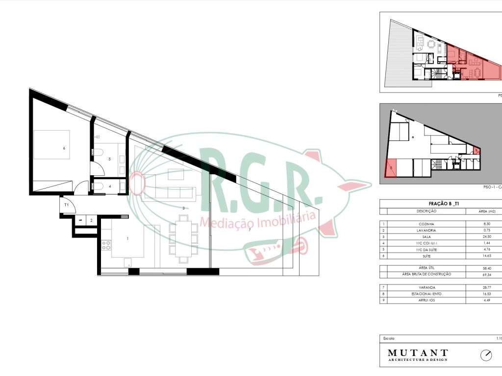 T1 c/ Terraço (29m2) |Lg. Garagem e Arrumos | SÃO COSME - Grande imagem: 2/29