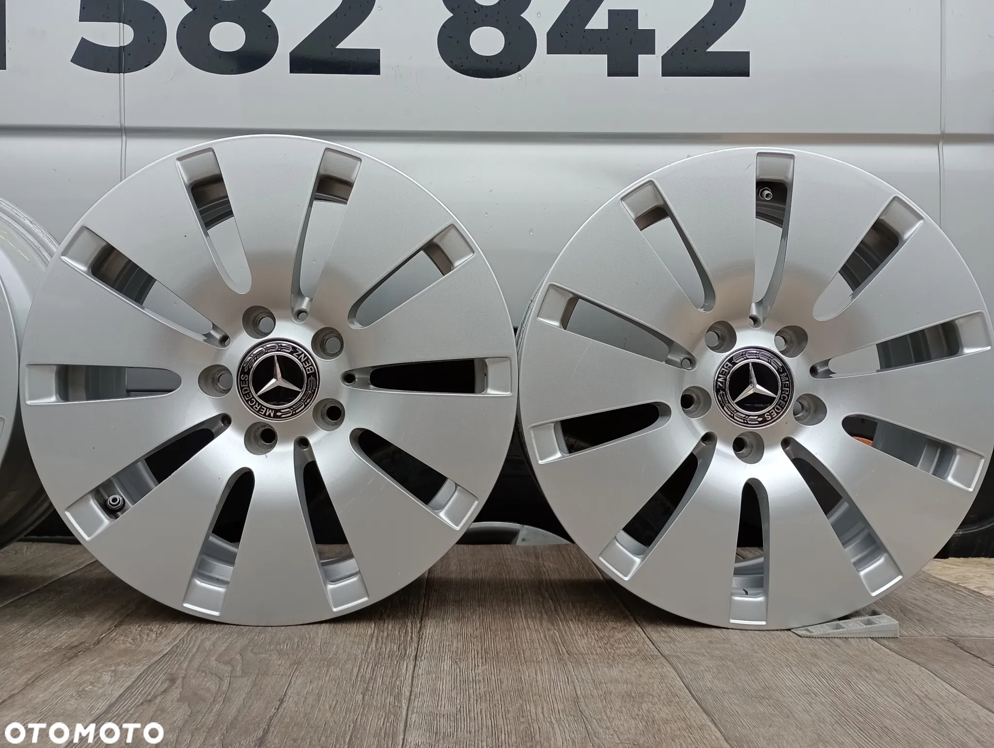 FELGI ALUMINIOWE 5x112 R16 6,5J ET38 TPMS MERCEDES CLA CLK GLA KLASA A B C E SLC - 6