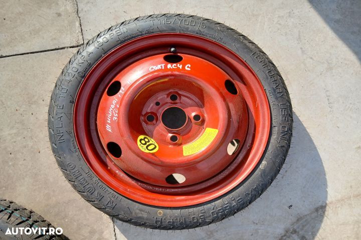 Roata de rezerva slim R15 52910-1G850 31/2JX15H46 115/70 R15 52910-1G - 1