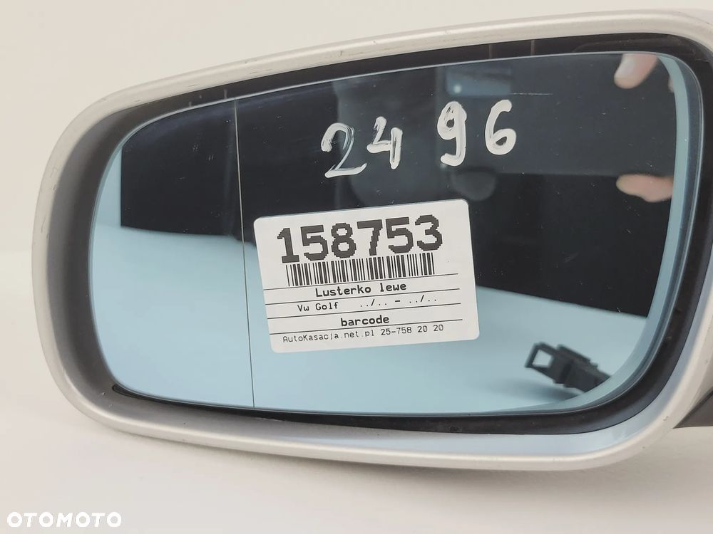 VW GOLF IV 4 BORA LUSTERKO LEWE ELEKTRYCZNE 5 PIN LB7Z SREBRNE - 3