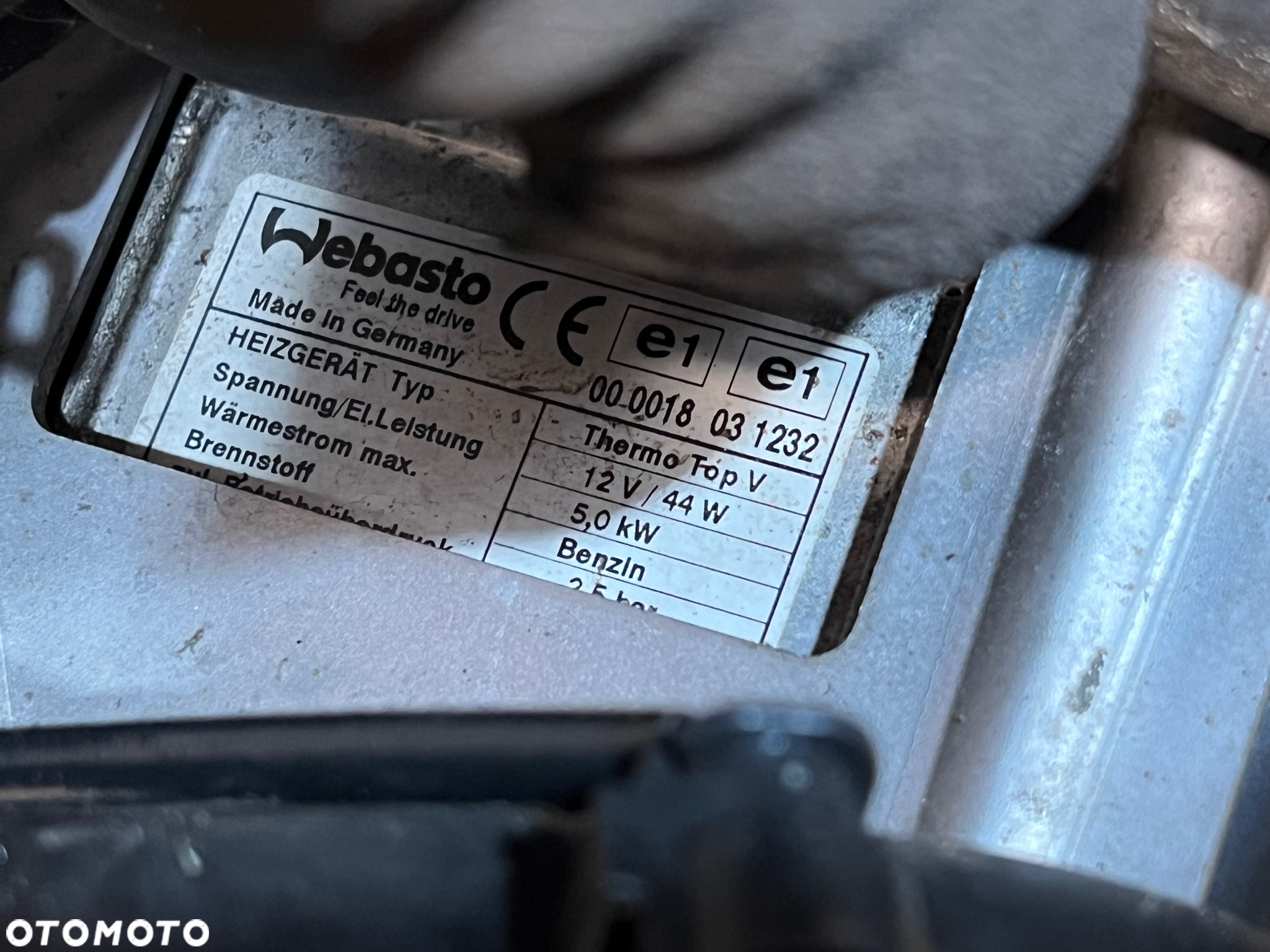BMW 7 F01 F02  OGRZEWANIE POSTOJOWE WEBASTO THERMO TOP V BENZYNA  9219272 - 5