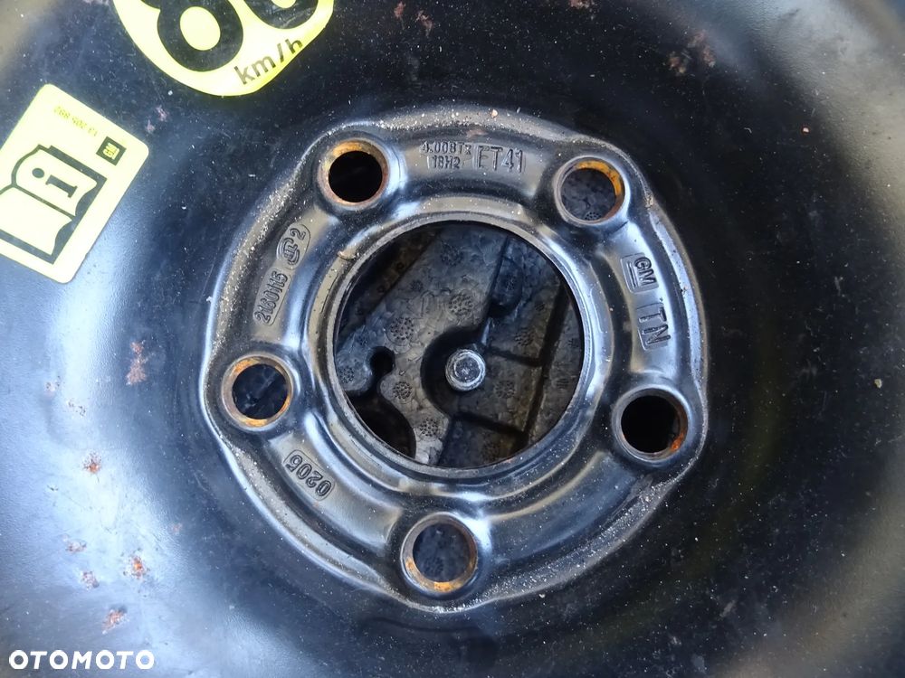 KOŁO 16 CALI ZAPAS DOJAZDOWE ZAPASOWE NARZĘDZIA VECTRA C SIGNUM ASTRA ZAFIRA OMEGA 5X110 - 3