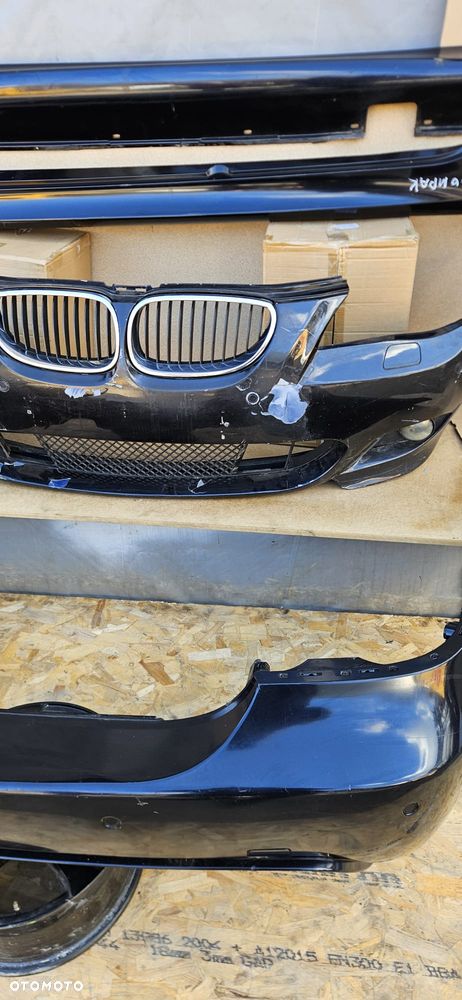 BMW E60 M PAKIET ZDERZAK PRZEDNI PRZÓD TYLNY TYŁ PROGI KOMPLET - 4
