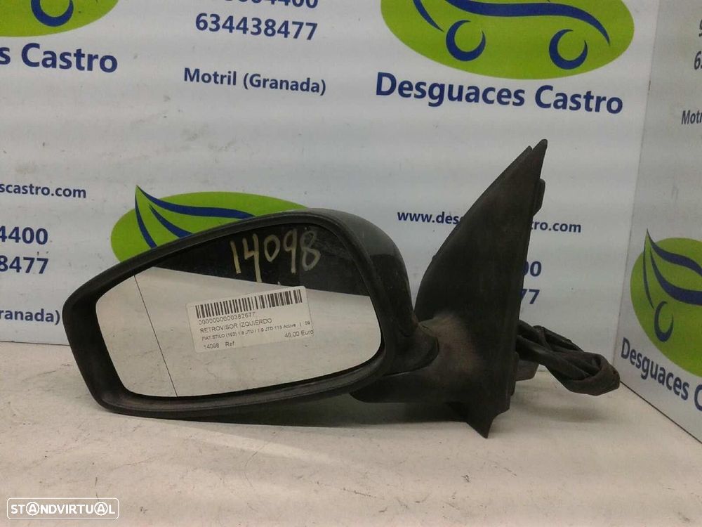 ESPELHO RETROVISOR ESQUERDO FIAT STILO 2003 -192A1.000 - 2