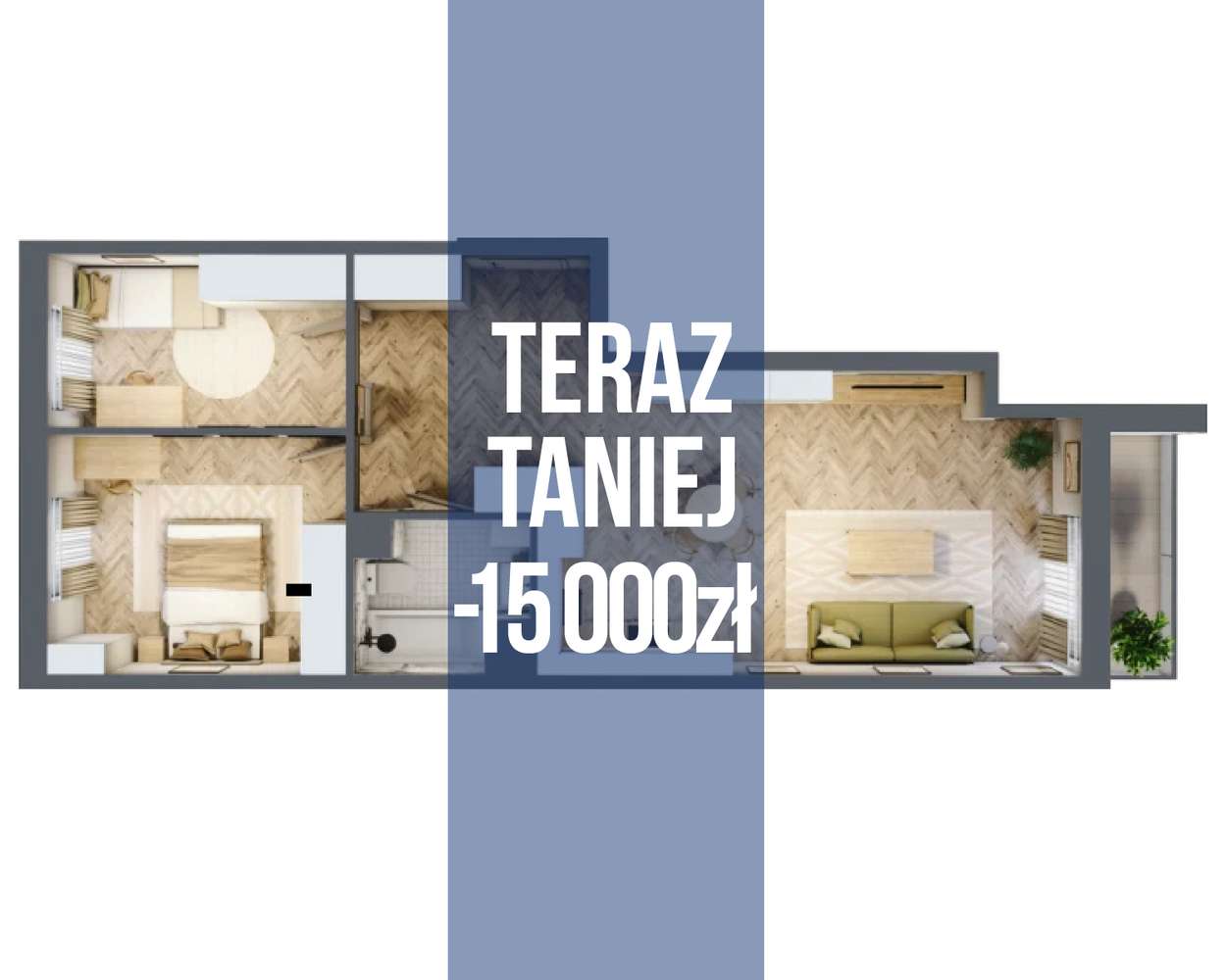 PROMOCJA! Nowe / 3 pokoje / Osielsko / Hala garażowa