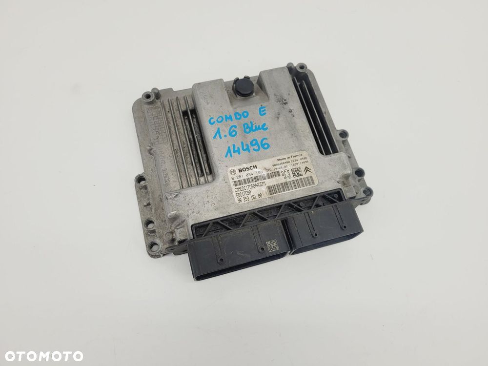 STEROWNIK KOMPUTER SILNIKA 1.6 BLUEHDI OPEL COMBO E 18- 9825318180, #14496 - 1