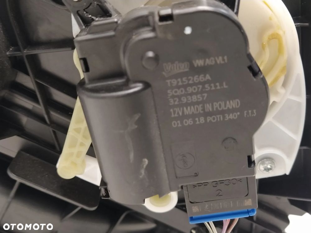 VW TIGUAN II NAGRZEWNICA KOMPLETNA WENTYLATOR ORYGINAŁ - 6