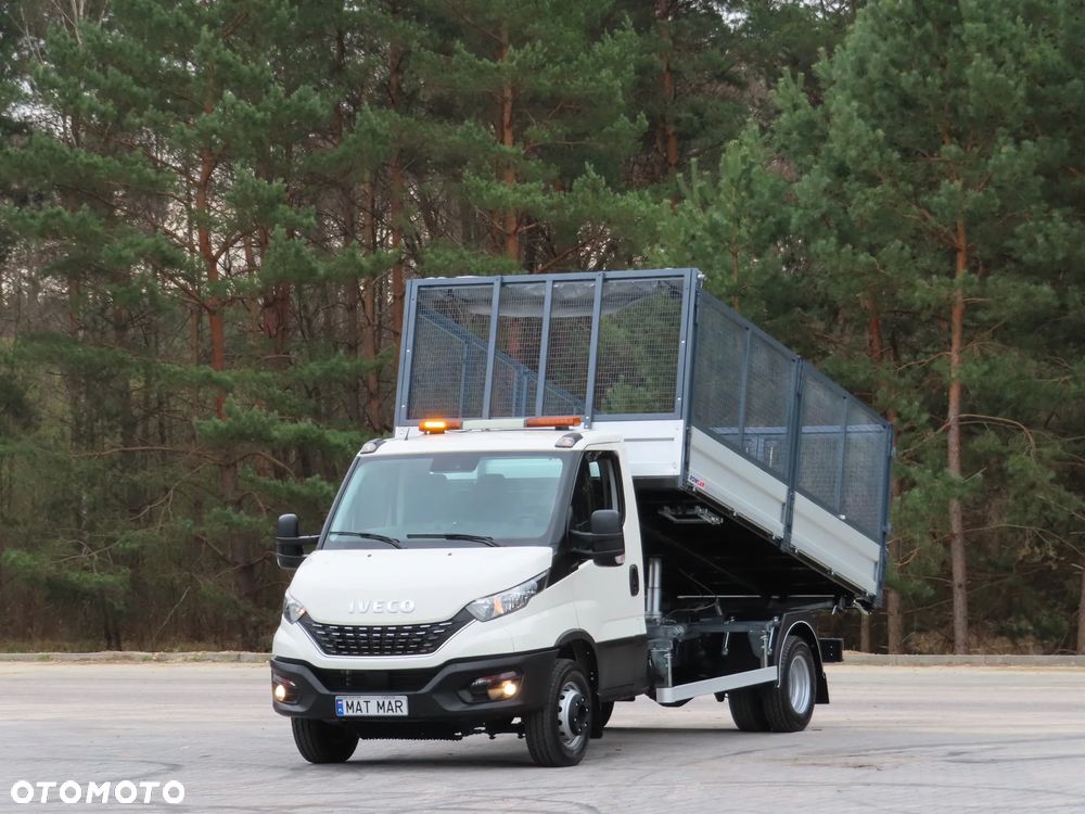 Iveco DAILY 70C16 Wywrotka Siatkowa Kiper Wywrot x 3 Strony 4.20 CM Długi 8 E.Palet Renomowanej Firmy ROMCAR Rozstaw Osi 4100 mm HAK 3500 Kg 40 Tys Km Przeb. Stan Auta JAK NOWY - 1