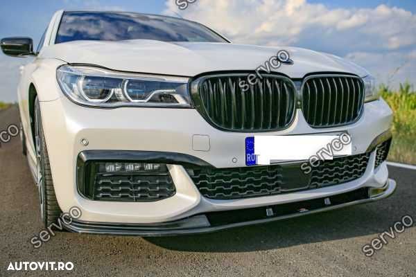 Prelungire lip bara fata Bmw Seria 7 G11 G12 M Pachet 2015-2018 Maxton - 4
