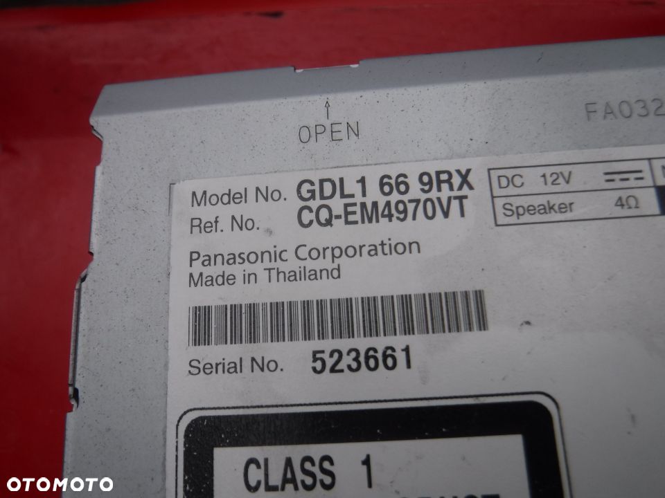 Mazda 6 GH lift radio CD Mp3 GDL1669RX - 2