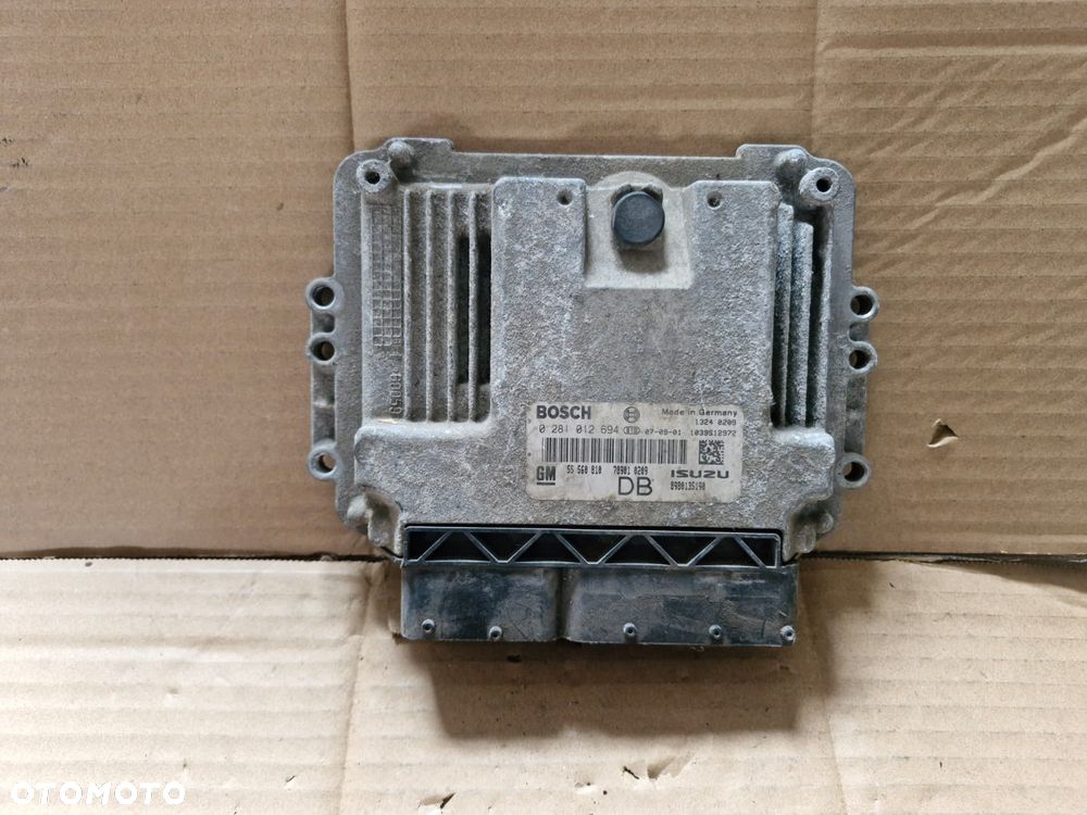 Sterownik silnika komputer Opel Astra H 1.7 0281012694 55560810 DB - 1
