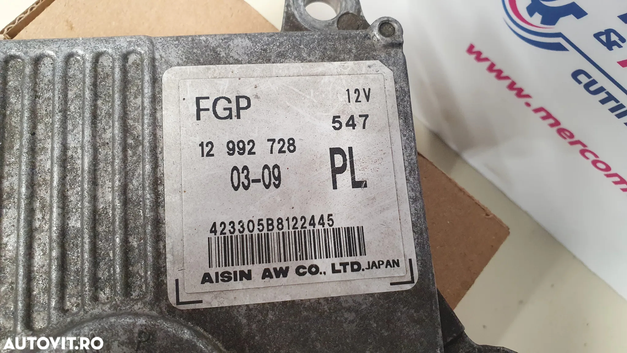 Calculator 12992728 PL Cutie Automata AISIN TF80SC AF40 6 viteze / OPEL ZAFIRA / OPEL VECTRA / 1.9CDTI / 2005+ - 3
