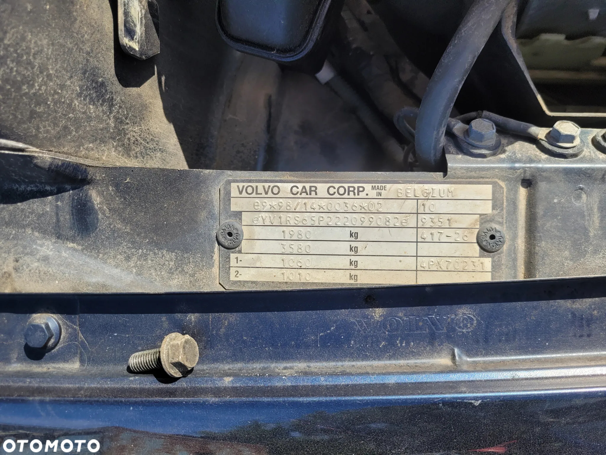 volvo s60 silnik b5244s2 2.4B skrzynia M56 sanki belka przód tył wahacz zacisk zwrotnica - 3