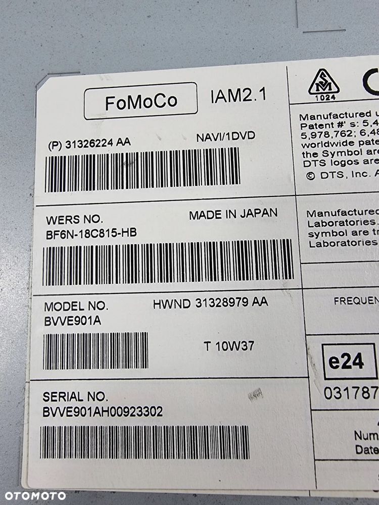 VOLVO S60 II V60 RADIO NAWIGACJA 31326224 - 4