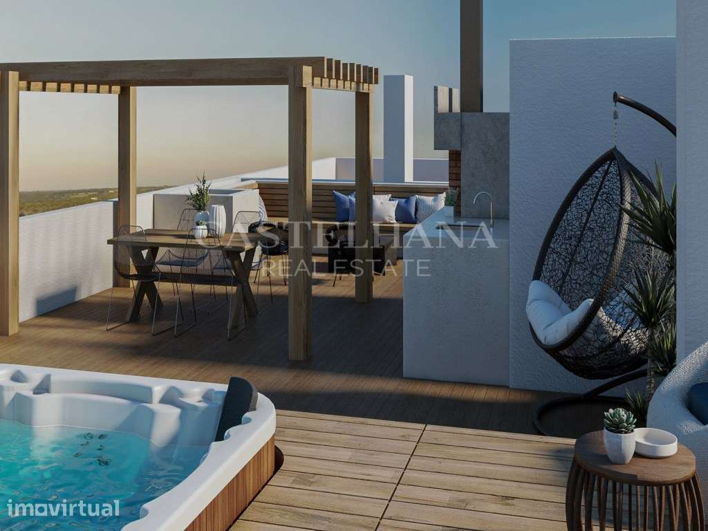 Penthouse T2 com varanda em novo empreendimento em Tavira - Grande imagem: 2/58
