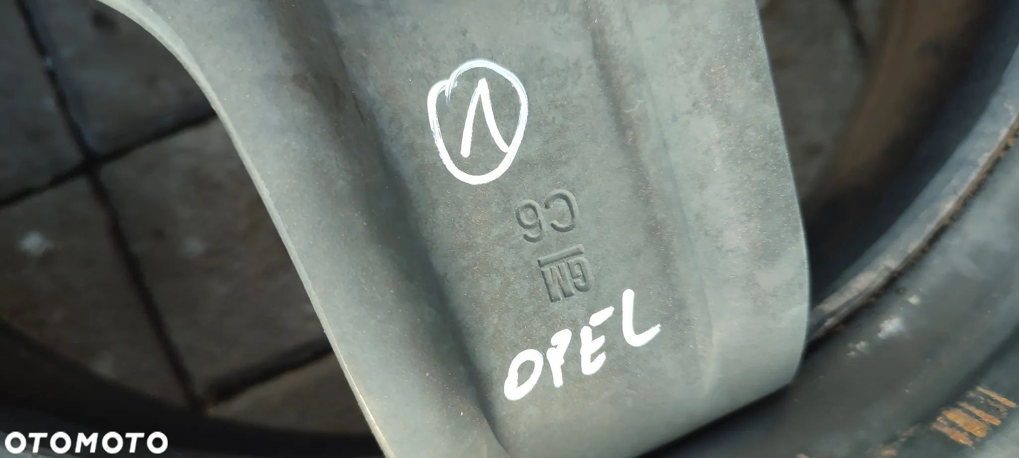 FELGI STRUKTURALNE 6,5Jx16 CALI ET39 5X110 OPEL ASTRA ZAFIRA MERIVA B KOMPLET - 7
