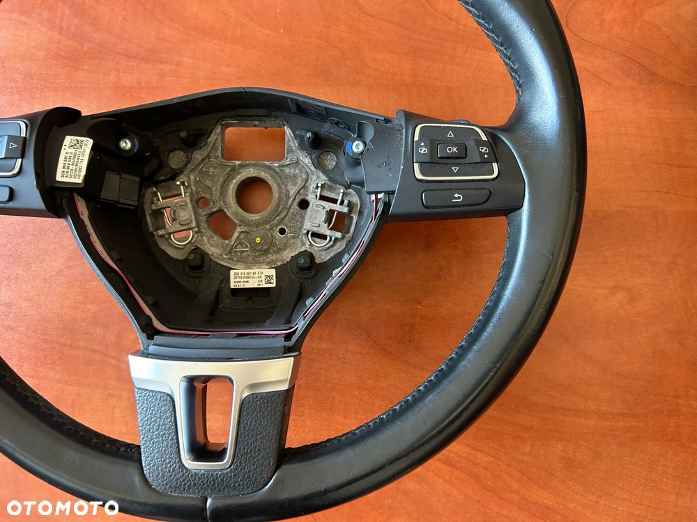 KIEROWNICA MULTIFUNKCYJNA 3C8419091BF VOLKSWAGEN PASSAT B7 - 2