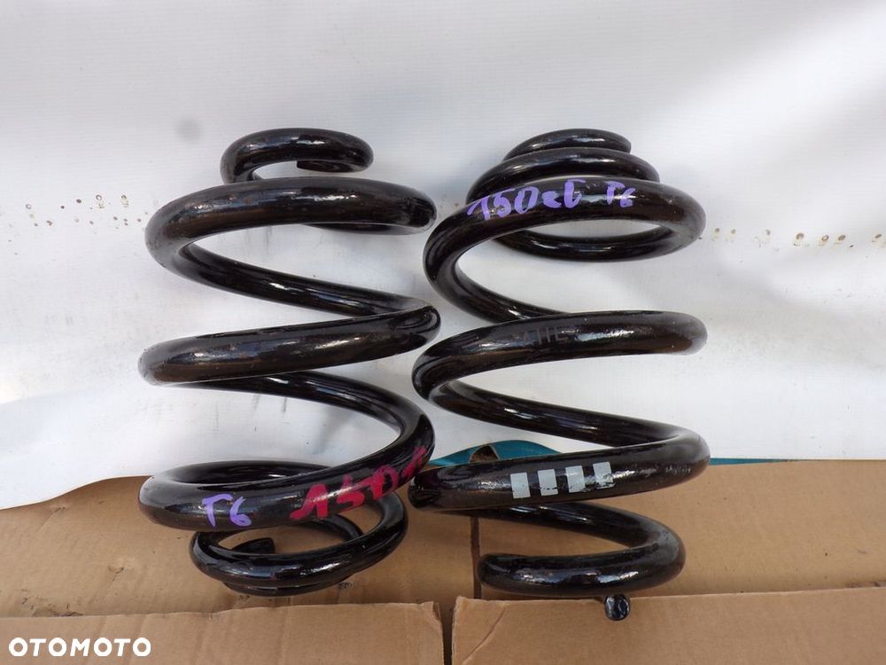 VW TRANSPORTER T5 T6 sprężyny tył tylne ORYGINAŁ wzmocnione NOWE grubość 22 - 1