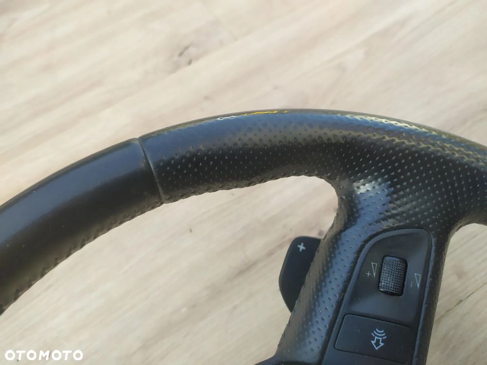 AUDI A6 C6 A8 D3 LIFT Q7 KIEROWNICA TRÓJRAMIENNA CZARNA SOUL ŁOPATKI - 11