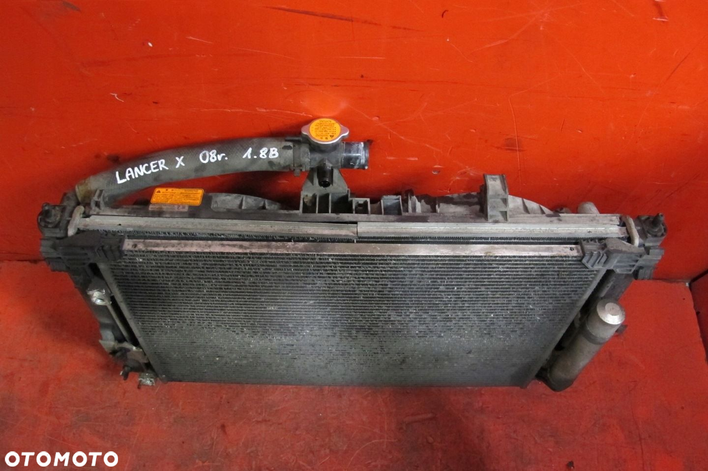 MITSUBISHI LANCER 8 VIII 10 X 07-17 1.8 MIVEC 4B10 CHŁODNICE WENTYLATOR KPL - 4