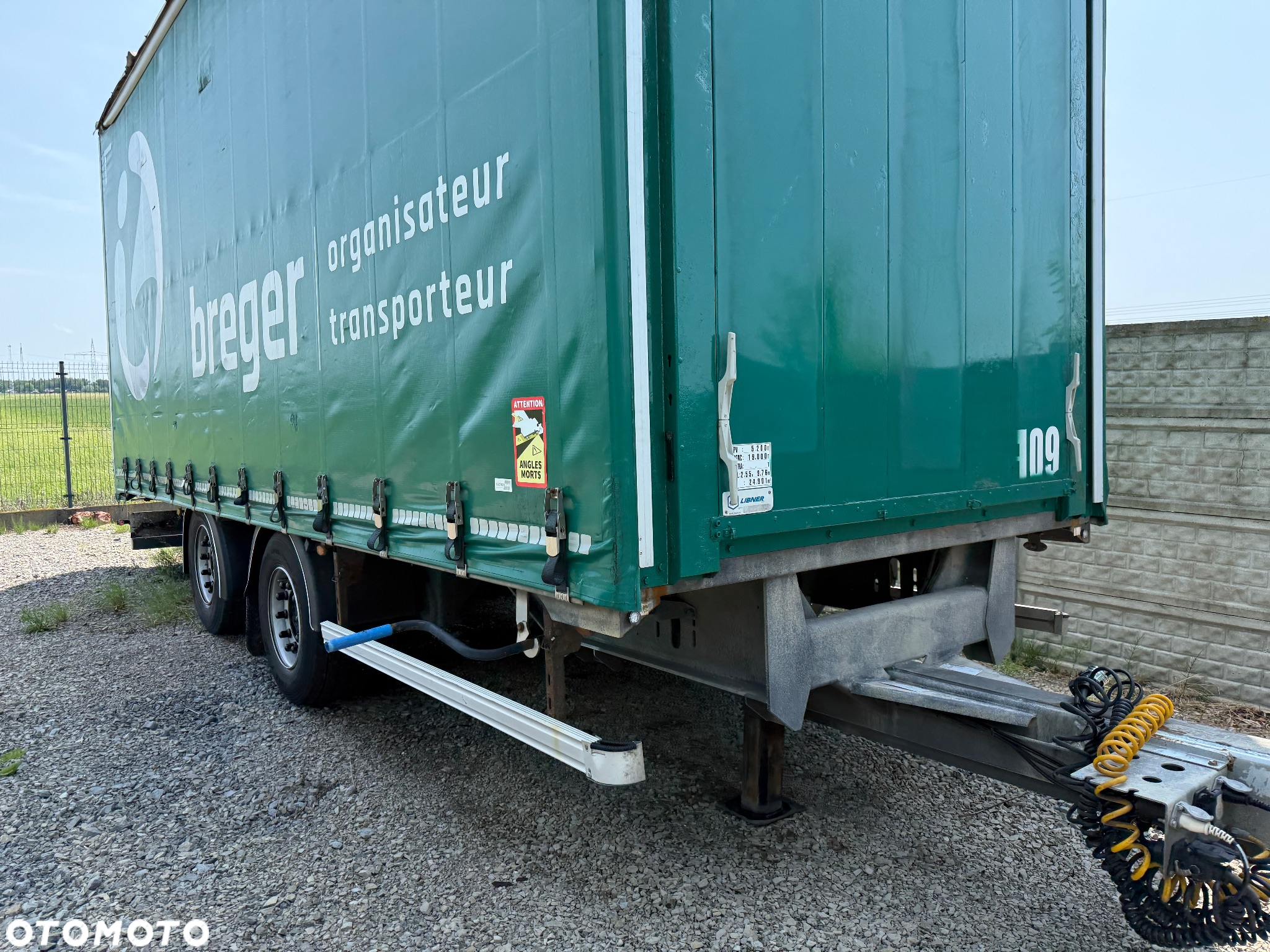 Fruehauf FRUEHAUF / 2 OSIE / OCYNK / SAF INTRAX / REGULACJA WYSOKOŚCI / BOKI I DACH ZSUWANE / Z FRANCJI / STAN BDB / / / - 18