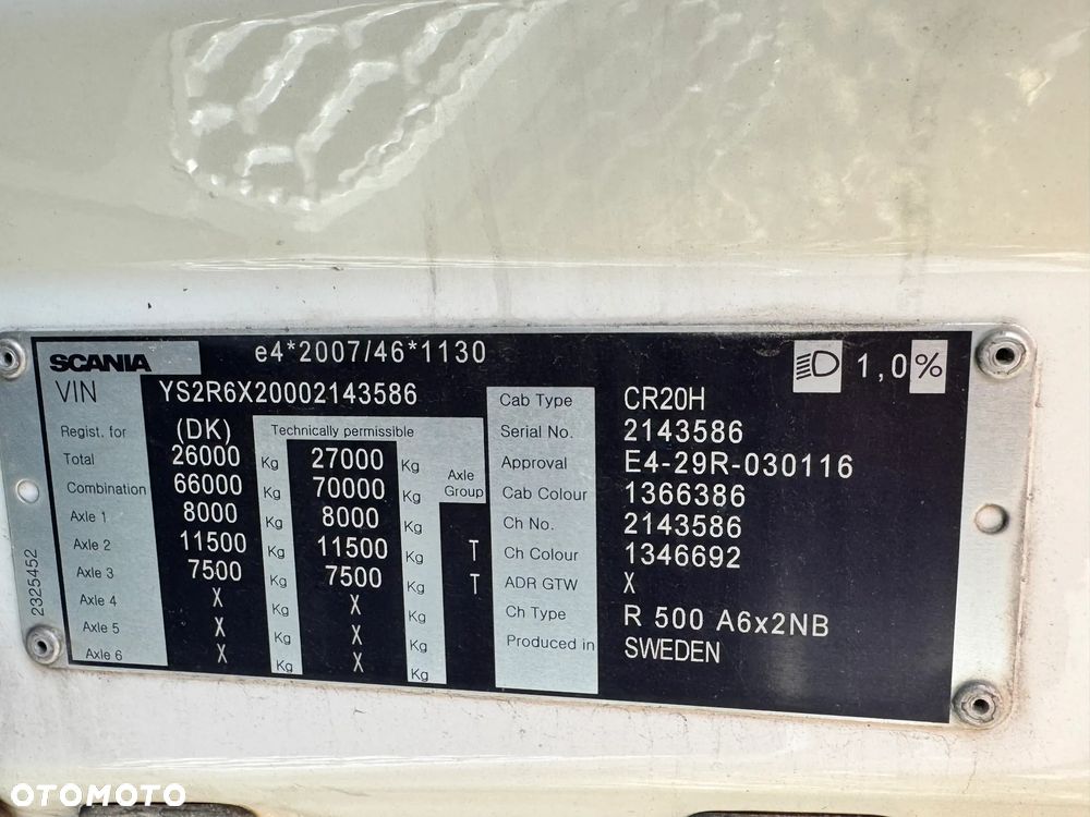 Özgül Trailer niskopodwozie tiefbett 2osie scania R500 6x2 zestaw - 29