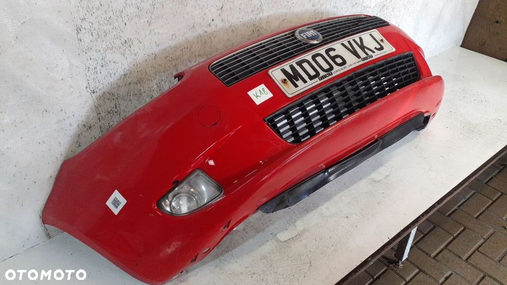 ^ ZDERZAK PRZÓD PRZEDNI DO FIAT GRANDE PUNTO HALOGENY 199/A CZERWONY - 2