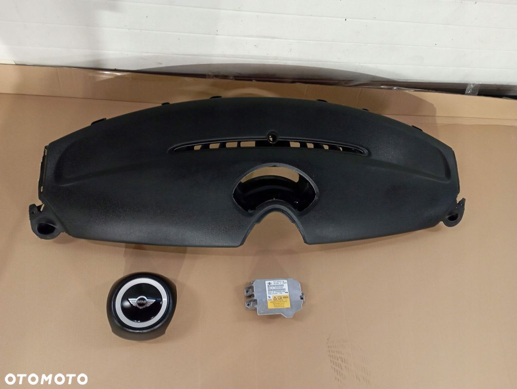 MINI COOPER R56 KONSOLA AIRBAG SENSOR NAPINACZE KOMPLET EUROPA - 1