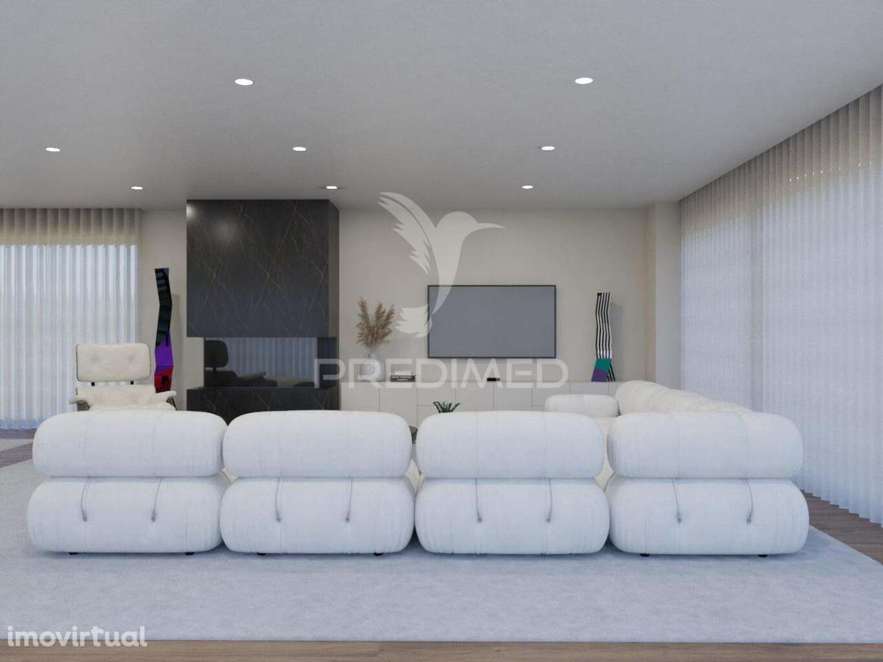 Moradia com acabamentos de luxo, jardim e piscina - Grande imagem: 5/40