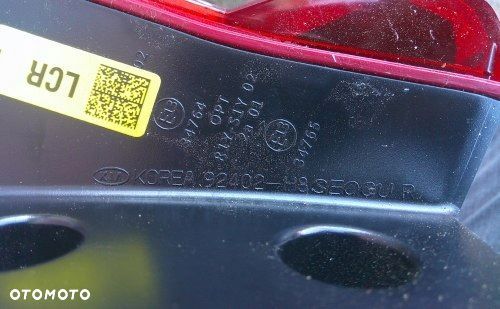 KIA STONIC LIFT LAMPA TYLNA PRAWA LED ORYGINAŁ 92402-H8 - 4