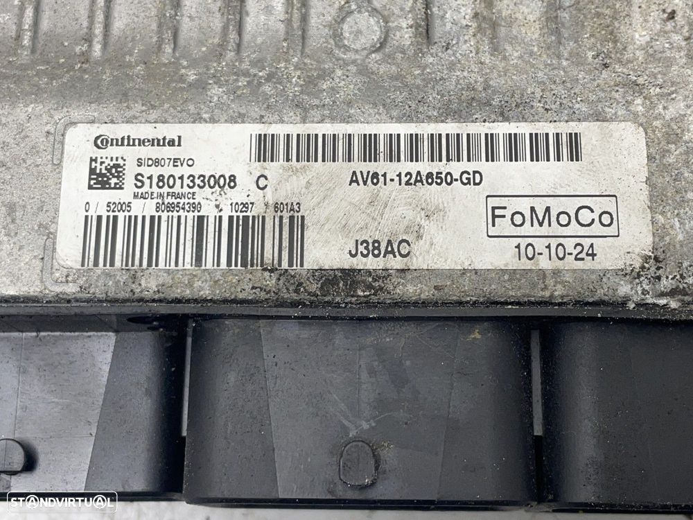 Centralina do motor  Usado FORD FOCUS III 1.6 TDCi S180133008 AV61-12A650-GD MOT... - 4
