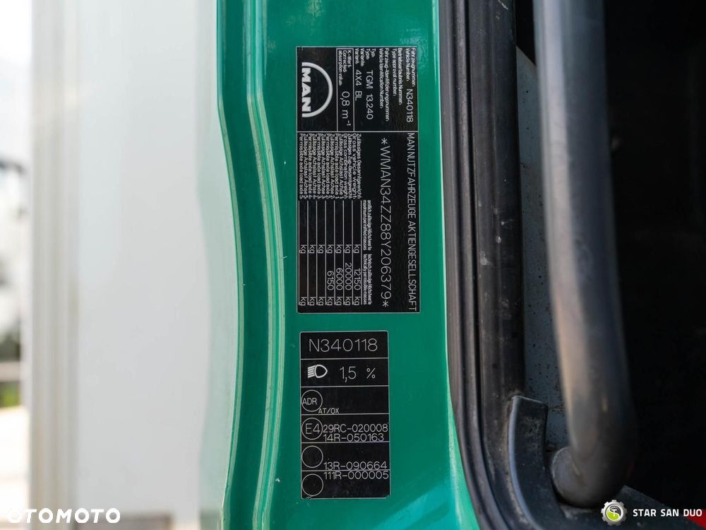 MAN TGM 13.240 4x4 BL Brygadówka Kamper Przewóz Osób - 17