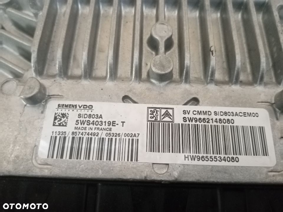 Sterownik komputer Peugeot 407 2.0 HDI Citroen C5 - 3