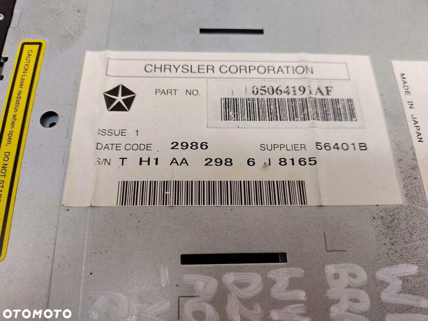 JEEP GRAND CHEROKEE 3 III WK 04-10 RADIO NAWIGACJA EKRAN 05064171AF - 10