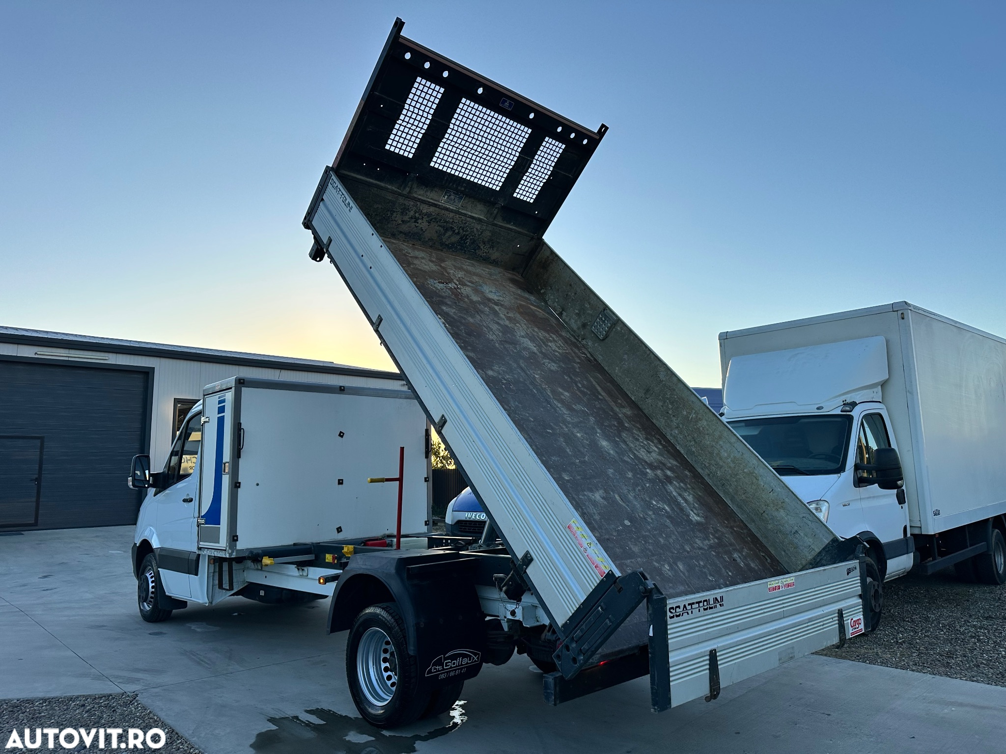 Mercedes-Benz Sprinter 516 /519 CDI 2017  Scattolini Basculnata / 3 părți   Cat. B 3.500 kg Iveco - 10