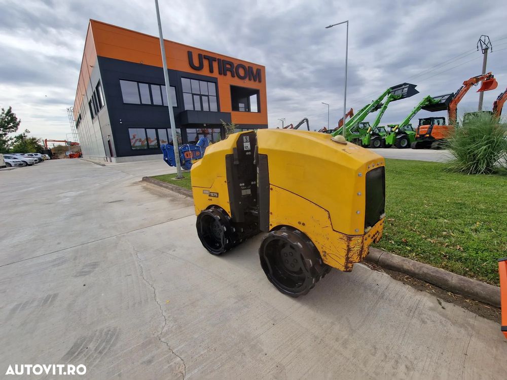 Ammann AMMANN 15.75, 1,5t, RADIOCOMANDA, lat tambur 0,8m, 2018, 491 ore functionare, tamburi tip picior de oaie 80% ok, lung 2,23m, inaltime 1,2m, latime 0,8m, motor YANMAR 14,8kW, STARE FOARTE  BUNA, posibilitate leasing-PROMOTIE 11.900 EUR+Tva - 9