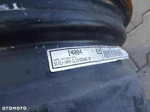 4x100x60 5,5jx14 et35 fELGA STALOWA Renault Clio Megane - 4