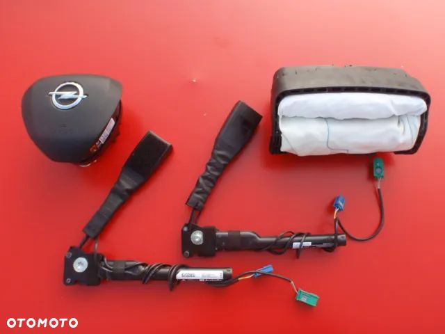 OPEL CORSA E DESKA KONSOLA KOKPIT PULPIT PUŁKA PARAPET AIRBAG PODUSZKI POWIETRZNE KIEROWCY PASAŻERA NAPINACZ DOPINACZ NAPINACZE DOPINACZE PASY PAS Od ręki na MAGAZYNIE Raz2 !!! - 9