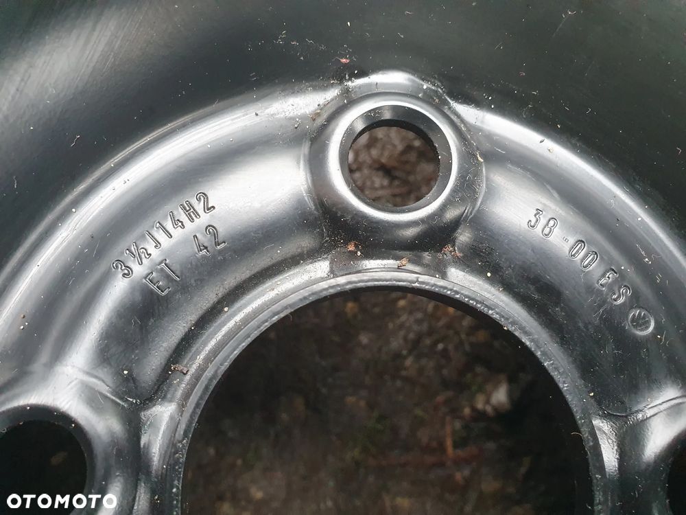 VW POLO 3 6N 6N2 KOŁO DOJAZDOWE 14'' 4x100 ET42 3,5J FIRESTONE 105/70 R14 - 4