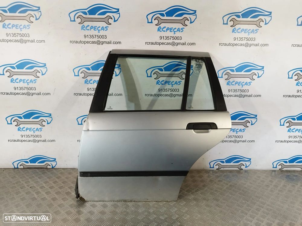 PORTA TRASEIRA TRÁS ESQUERDA BMW SERIE 3 SERIE 3 E36 TOURING 41528185427 8185427 FECHO ELEVADOR MOTOR PUXADOR VIDRO - 1