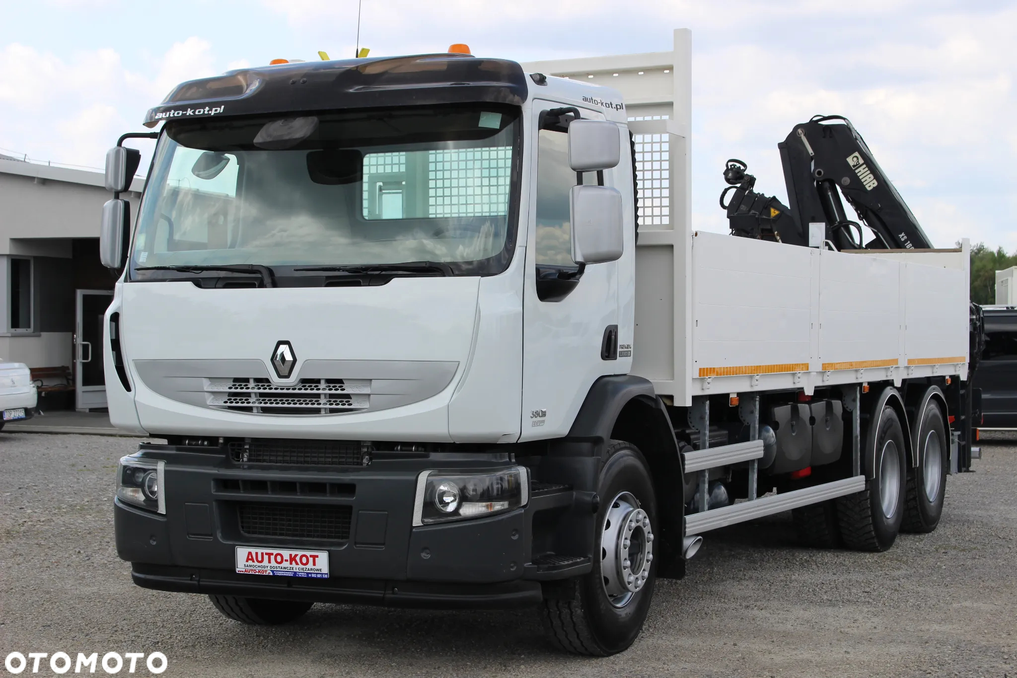 Renault PREMIUM 380 *EEV*/6X4/HDS HIAB XS 166/Pilot /**SERWIS**/ IDEALNY STAN / - 9