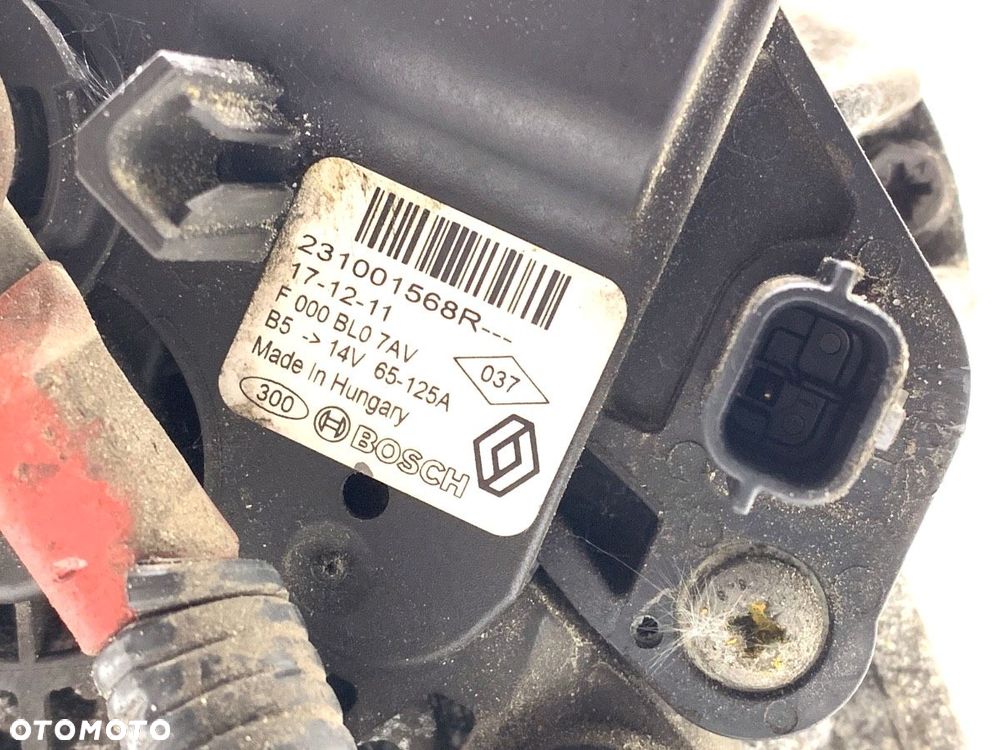 ALTERNATOR DACIA DUSTER (HS_) 2010 - 2018 1.6 SCe 115 84 kW [115 KM] benzyna 2015 - 2018 231001568R - 3