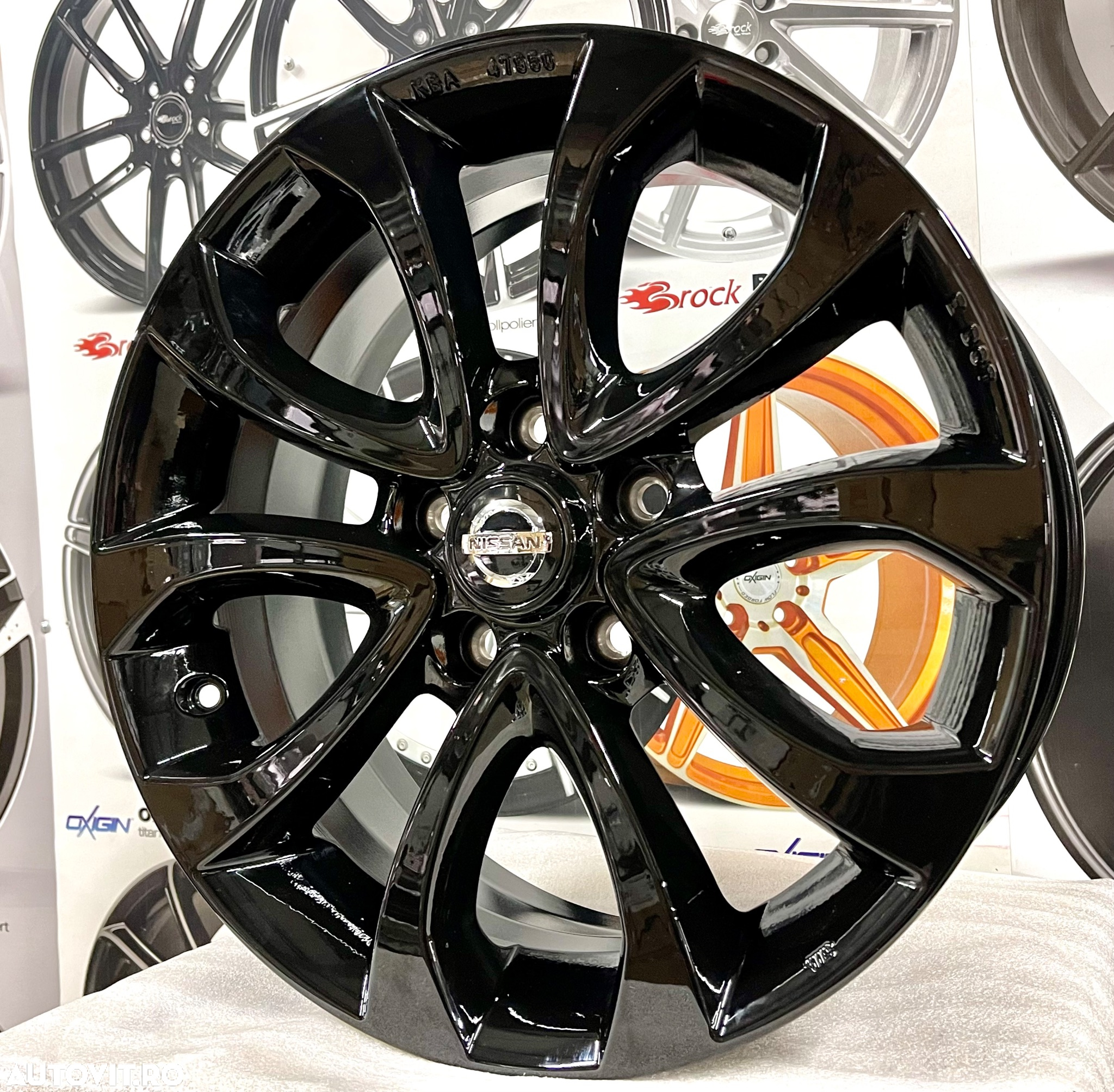 Jante Nissan Juke, Qashqai, Leaf, Murano, X-trail, noi, 17 inch, originale - 3